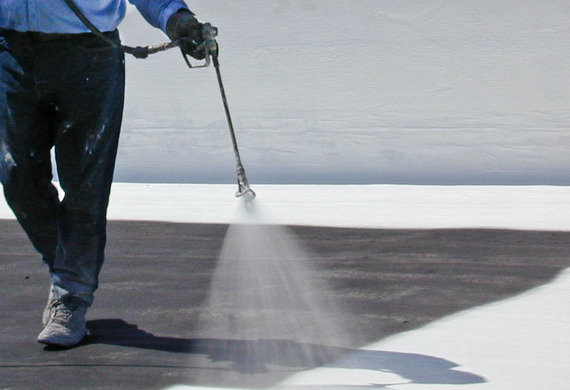 Recoating a Foam Roof